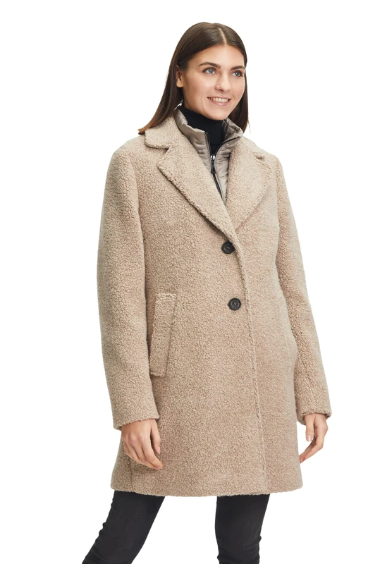 Gil Bret Women's Wool Coat, Taupe Grey, 42 - Image 1