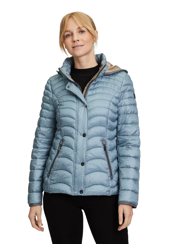 Gil Bret Women's Quilted Jacket Faux Down, Citadel, 12