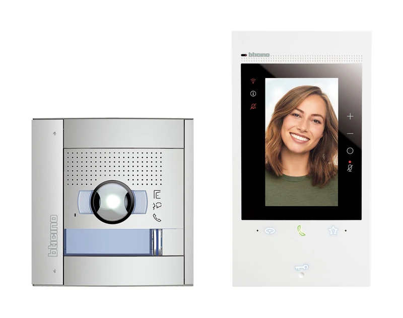 BTICINO, Flex'ONE 363918 Classe 300EOS Set with Netatmo + Sfera, First Smart Wi-Fi Video Interior with Integrated Alexa, 5 Inch Touch Screen, App Home+Security, 2-Wire Technology - Image 1