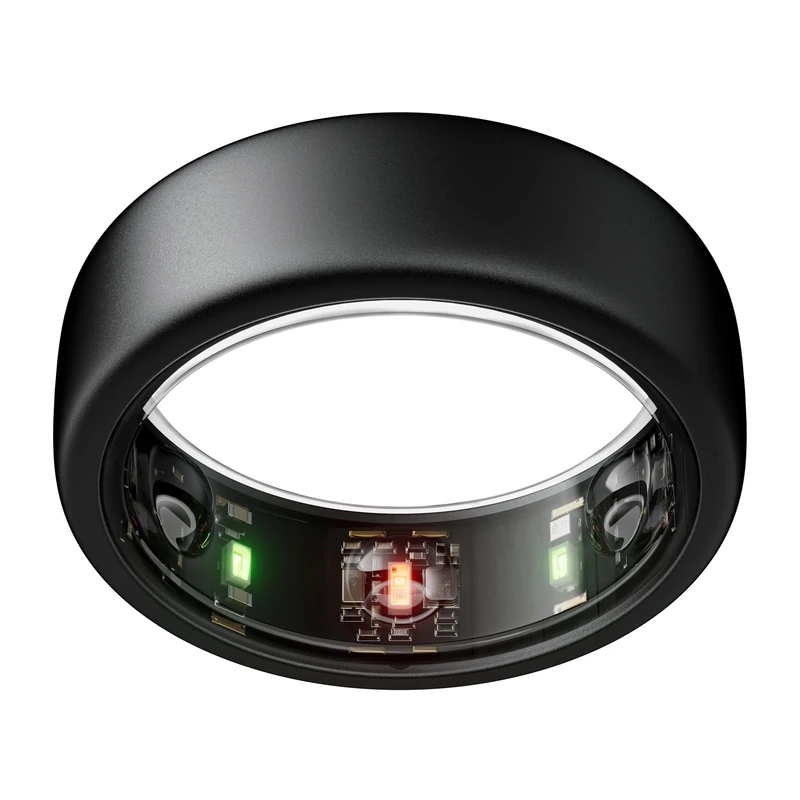 Oura Gen3 Horizon Smart Ring - Size 12, Stealth | Sleep, Heart Rate and Fitness Tracking Wearable - Up to 7 Day Battery Life - iOS/Android Compatible - Size First with Oura Sizing Kit