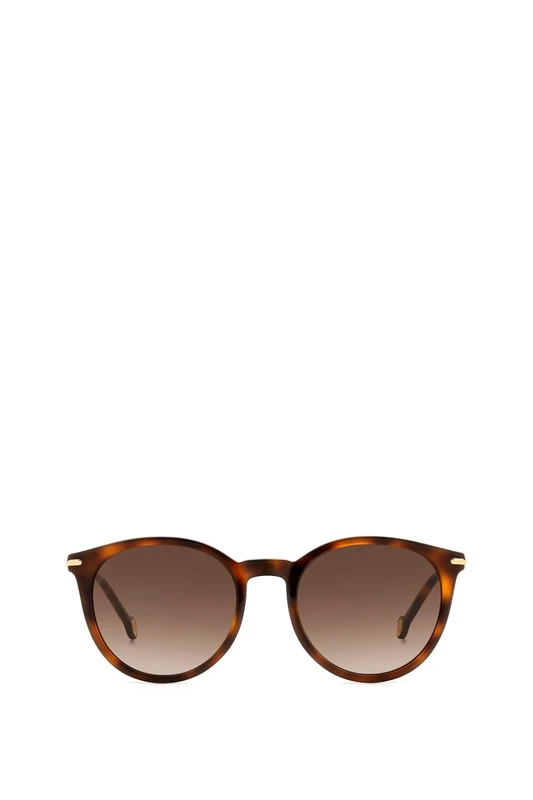Carolina Herrera Unisex Sunglasses, Brown Havana, 52