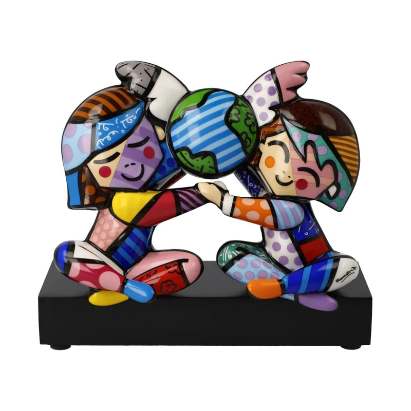 Children of the World Romero Britto Pop Art Figure - Image 1