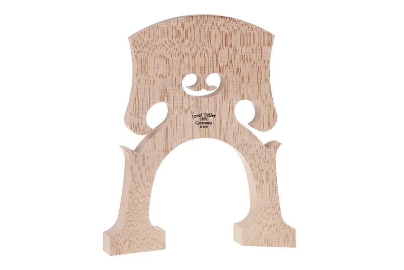 Plate bass bridge, double bass bridge Belgian model 3/4 foot width 150, Made in Germany