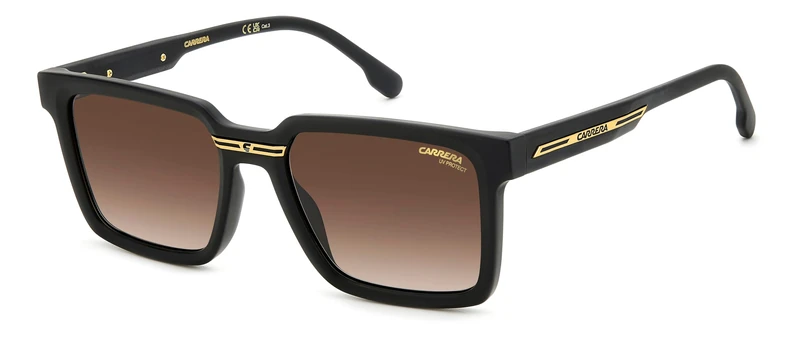 Carrera VICTORY C 02/S MATTE BLACK/BLACK BROWN GREEN ANTIREFLEX 54/19/145 men Sunglasses