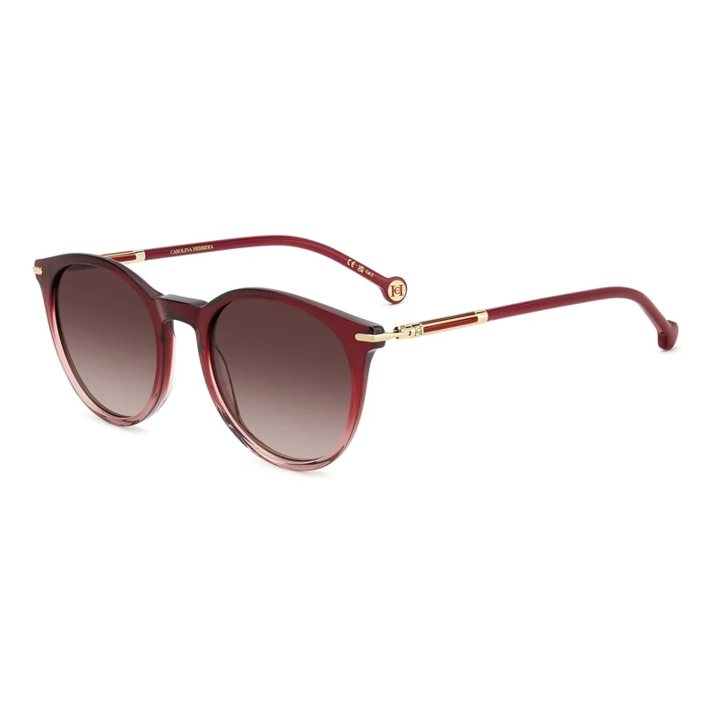 Carolina Herrera Unisex Sunglasses, Shaded Red, 52