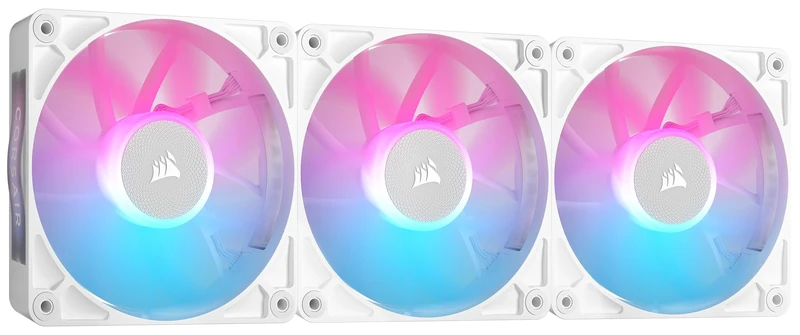 Corsair iCUE LINK RX120 RGB 120mm PWM Fans - Triple Pack White