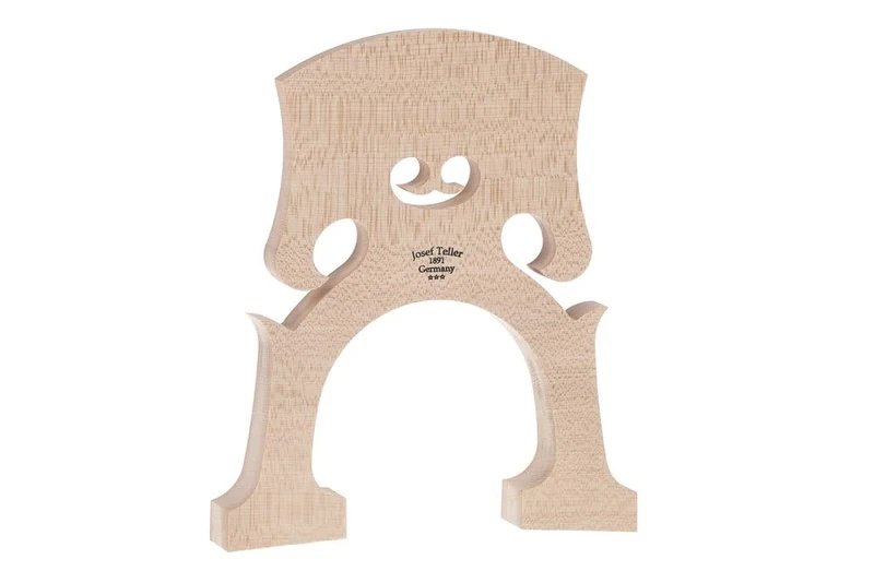 Plate bass bridge, double bass bridge Belgian model 4/4 foot width 160, Made in Germany