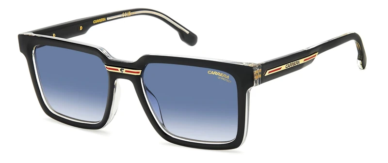 Carrera VICTORY C 02/S Black Crystal/Blue Shaded 54/19/145 men Sunglasses