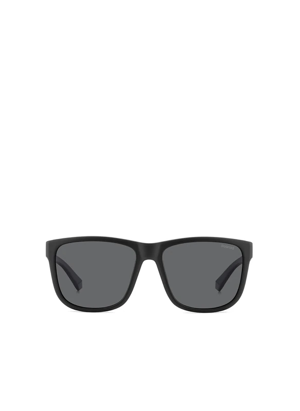 POLAROID Men's PLD 2155/S Sunglasses, Matte Black, 57, Matt Black, 57