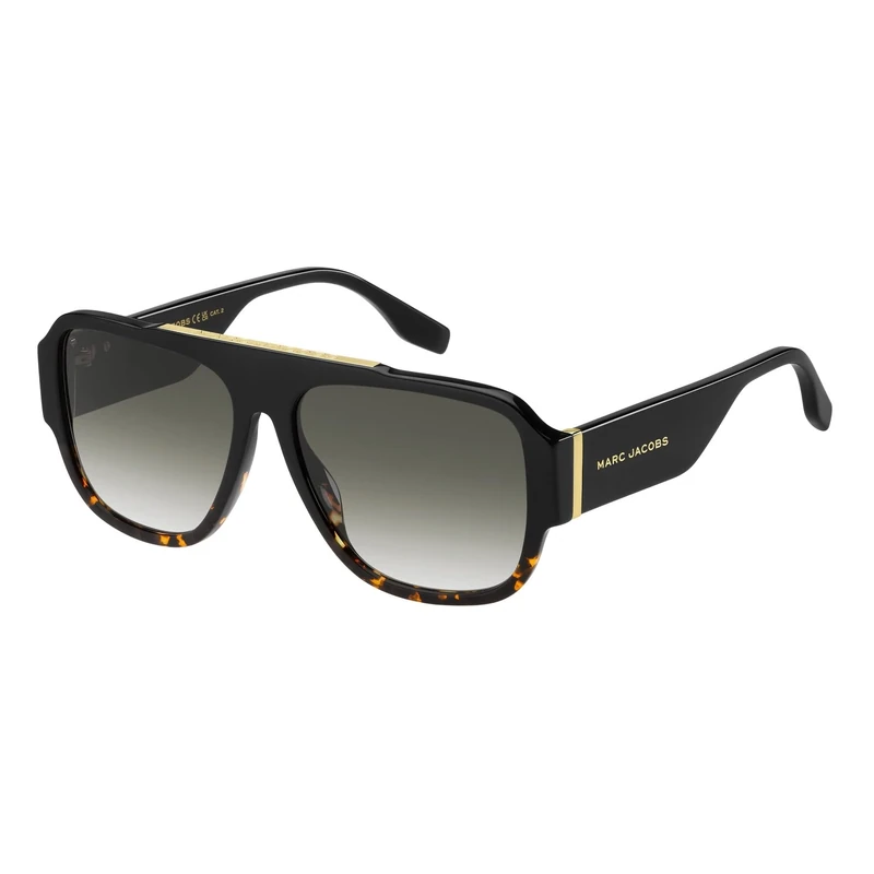 Marc Jacobs Unisex Sunglasses, Black Havana, 58