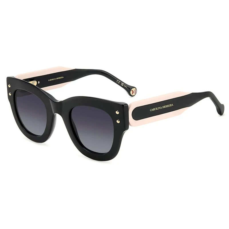 CAROLINA HERRERA Unisex Her 0222/S Sunglasses, Black Pink, 47, black pink, 47