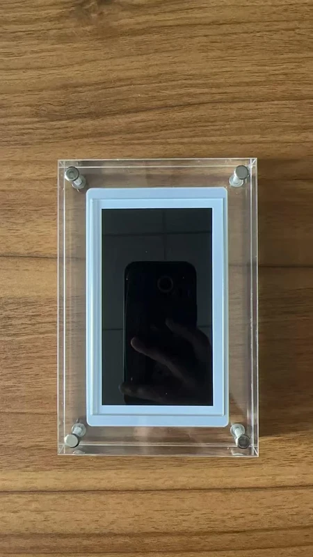 HAKRDRDO FRAMEO 5 Inch Smart WiFi Acrylic Digital Photo Frame IPS LCD Touch Screen, Auto-Rotate Portrait and Landscape, Built in 32GB Memory,Gift Choose Acrylic Digital Picture Frame