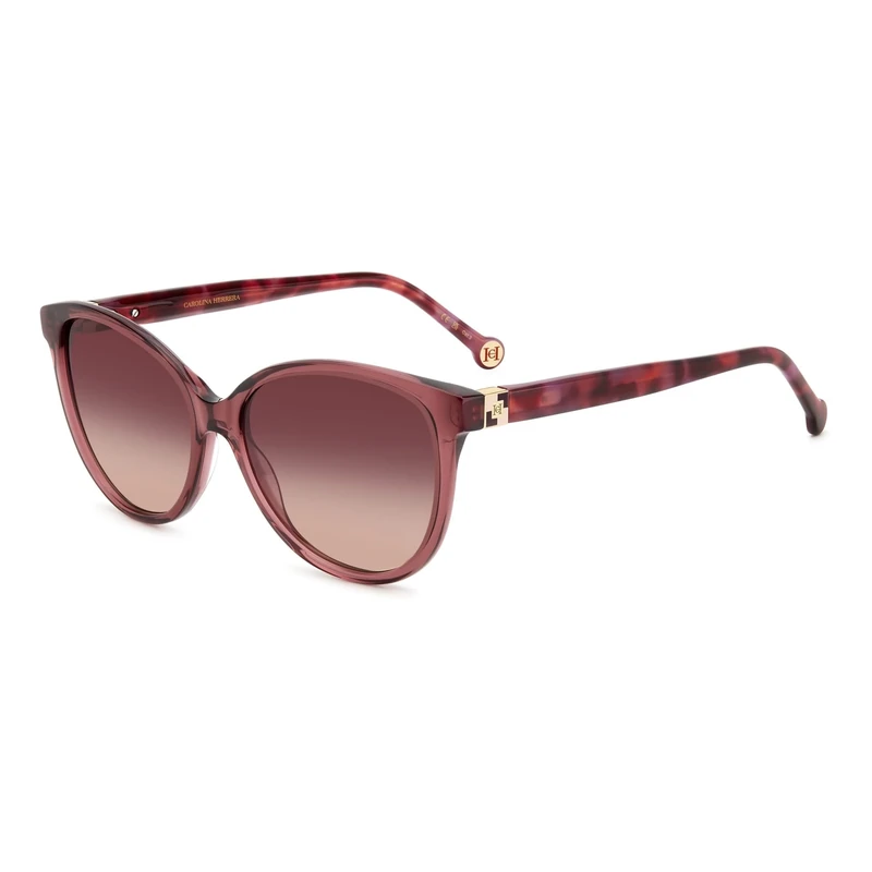 Carolina Herrera Her 0237/S Sunglasses, Burgundy Havana, 56 Women's, Bordeaux Havana, UK 28