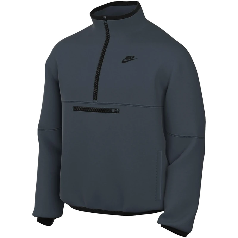 Nike DX0525-328 Club Fleece+ Sweatshirt Men's DEEP JUNGLE/BLACK Size XL