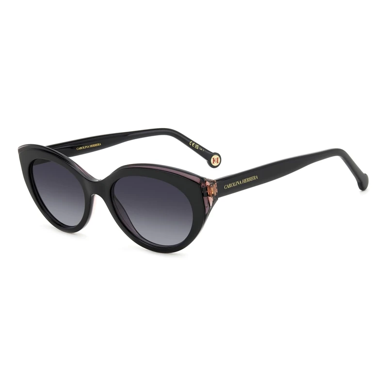 CAROLINA HERRERA Unisex Her 0250/S Sunglasses, Black, 52, black, 52