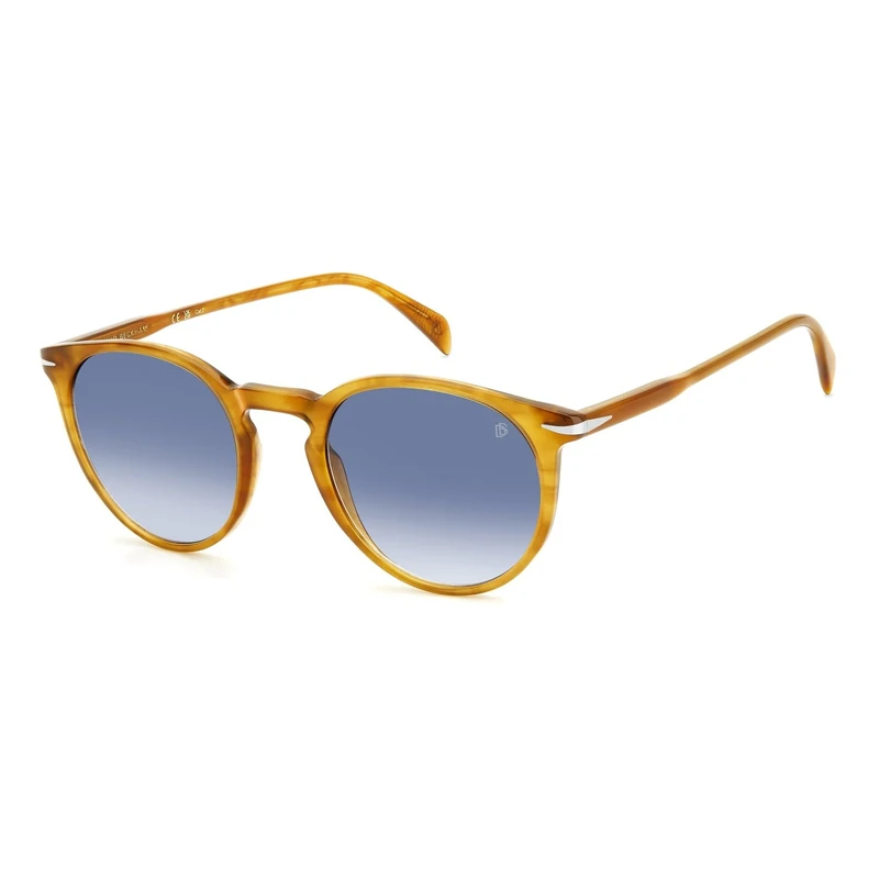 David Beckham Unisex Sunglasses, Striped Yellow, 51 cm