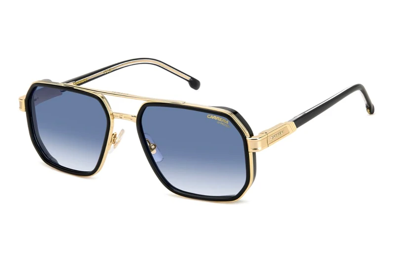 Carrera 1069/S Black Gold/Dark Blue Shaded 58/19/145 men Sunglasses