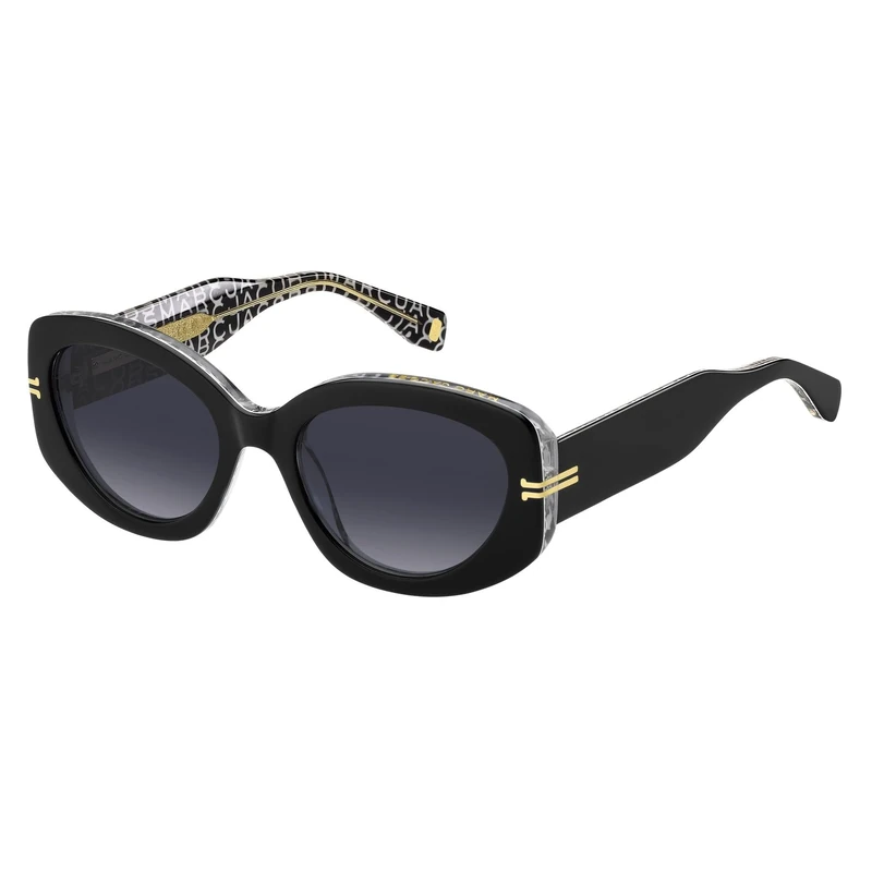 Marc Jacobs MJ 1099/S Sunglasses, Black Pattern White, 60 Women, Black Pattern White, UK 28