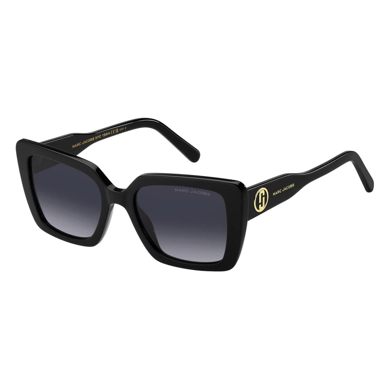 Marc Jacobs Unisex Sunglasses, black, 52