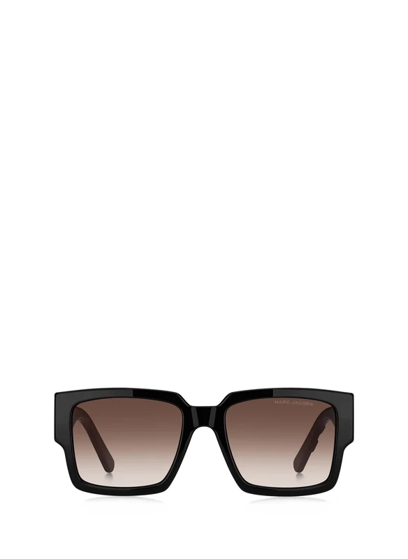Marc Jacobs Unisex Sunglasses, Black/White, 54