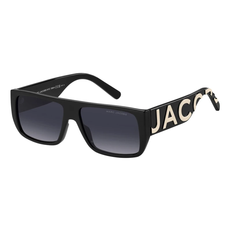 Marc Jacobs Marc Logo 096/S Sunglasses, Black White, 57 Unisex-Adult, Black White, 57