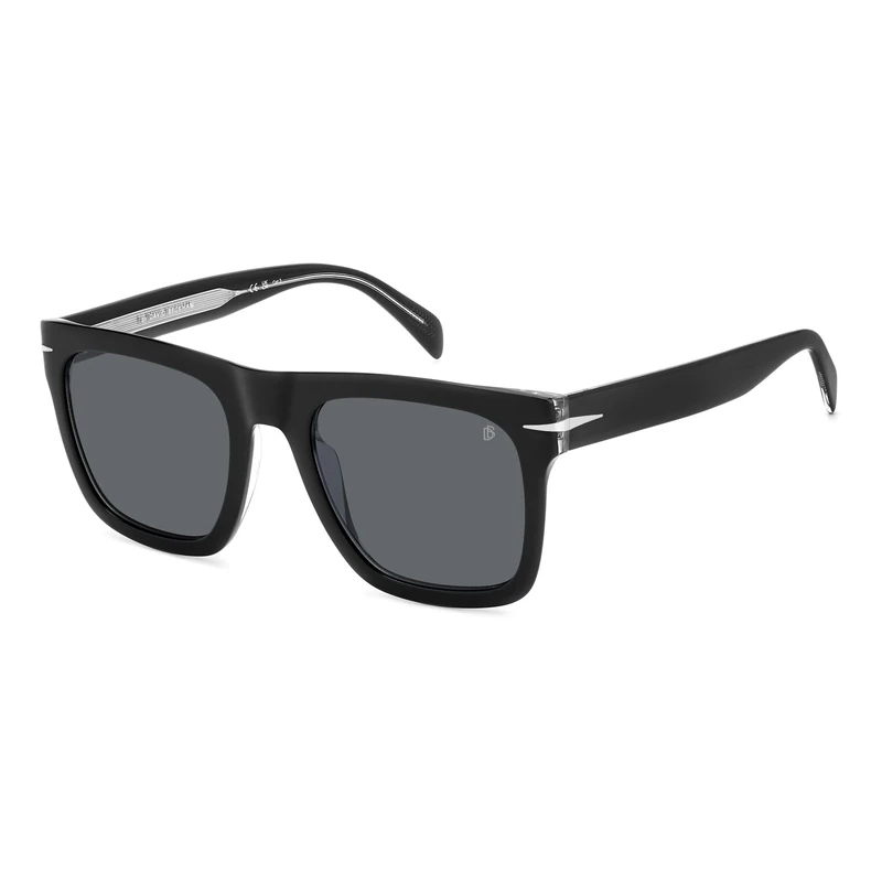 David Beckham Db 7000/S Flat Sunglasses, Black Crystal, 54 Men's, Black Crystal, 44