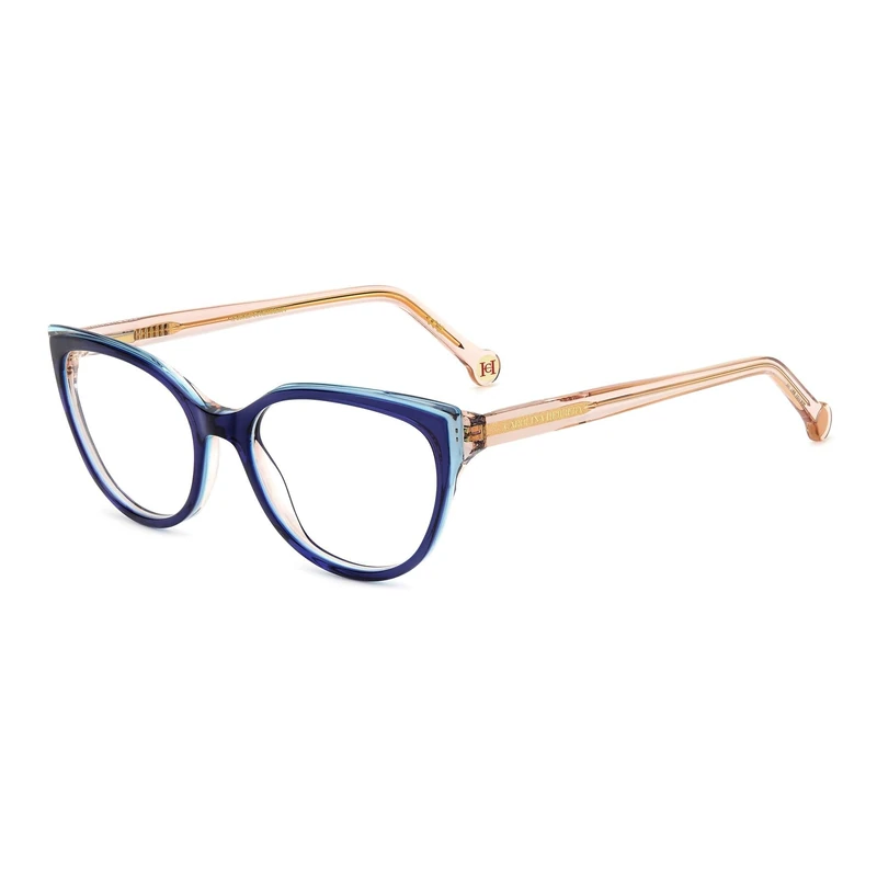 CAROLINA HERRERA Her 0253 Glasses, Blue Pink, 52 for Women, Blue Pink, UK 24