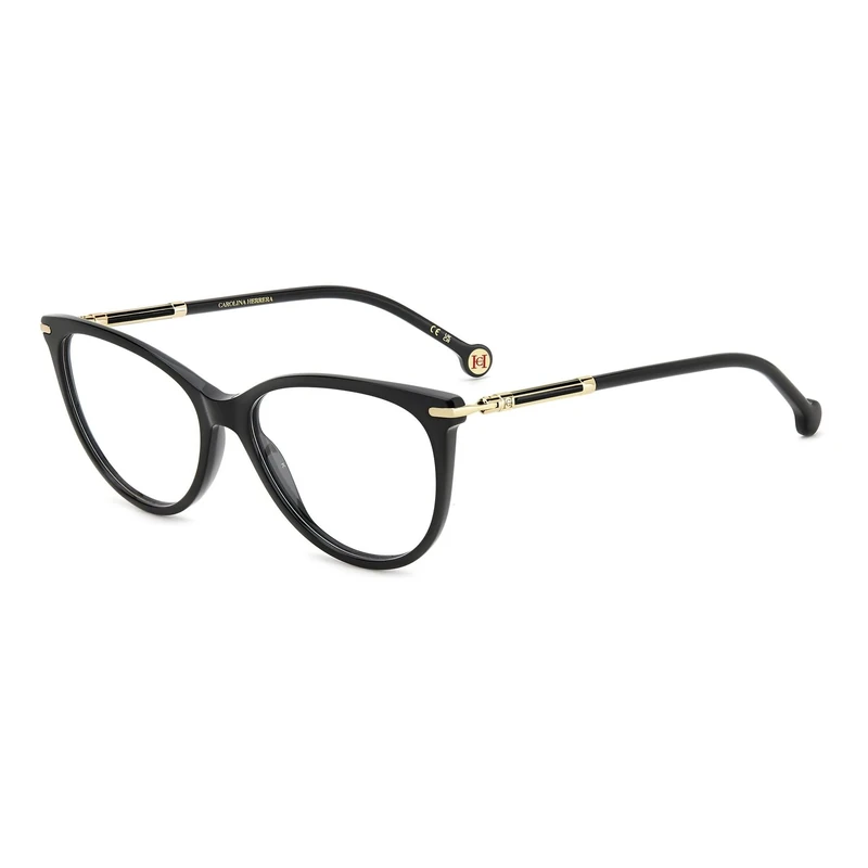 CAROLINA HERRERA Her 0231 Glasses, Black, 55 for Women, Black, UK 44