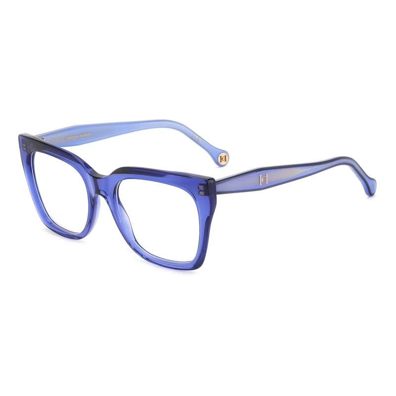 CAROLINA HERRERA Her 0227 Glasses, Blue Azure, 53 for Women, blue azure, UK 40