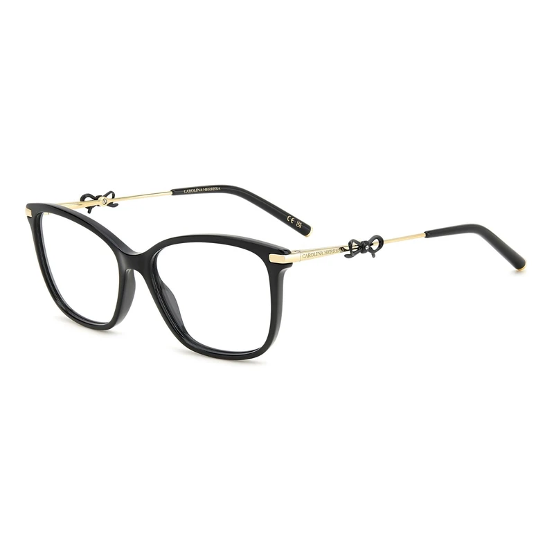 CAROLINA HERRERA Her 0218 Glasses, Black Gold, 55 for Women, Black Gold, UK 44