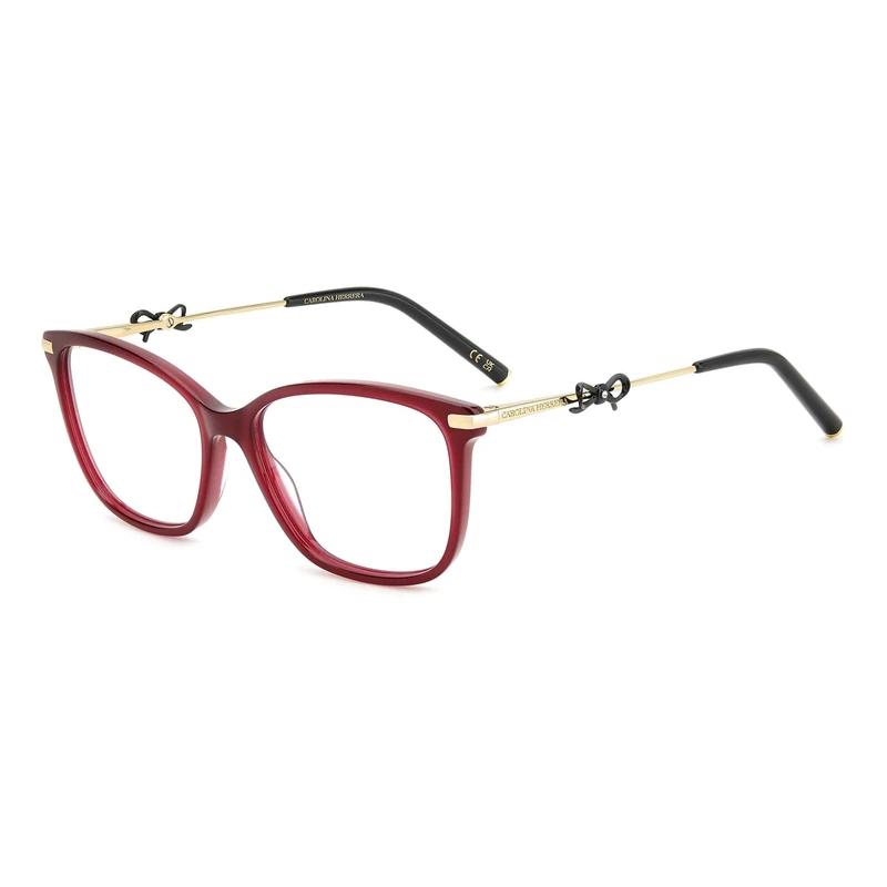 CAROLINA HERRERA Her 0218 Glasses, Burgundy Gold, 55 for Women, Burgundy Gold, UK 44