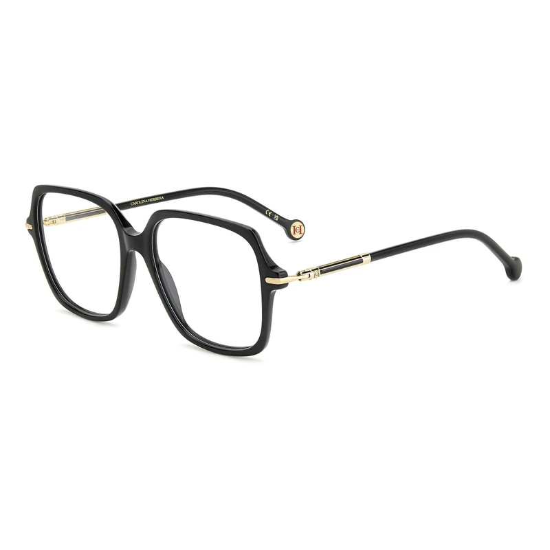 CAROLINA HERRERA Her 0233 Glasses, Black, 54 for Women, Black, UK 26