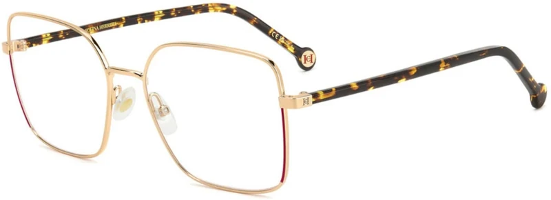 CAROLINA HERRERA Her 0248 Glasses, Gold Havana, 53 for Women, Gold Havana, UK 40