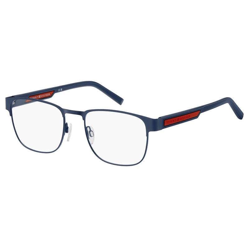 TOMMY HILFIGER TH 2090 WIR MATTE BLUE RED 54/19/145 MAN Eyewear Frame