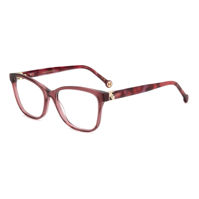 CAROLINA HERRERA Her 0239 Glasses, Burgundy Red Havana, 55 for Women, Burgundy Red Havana, UK 44
