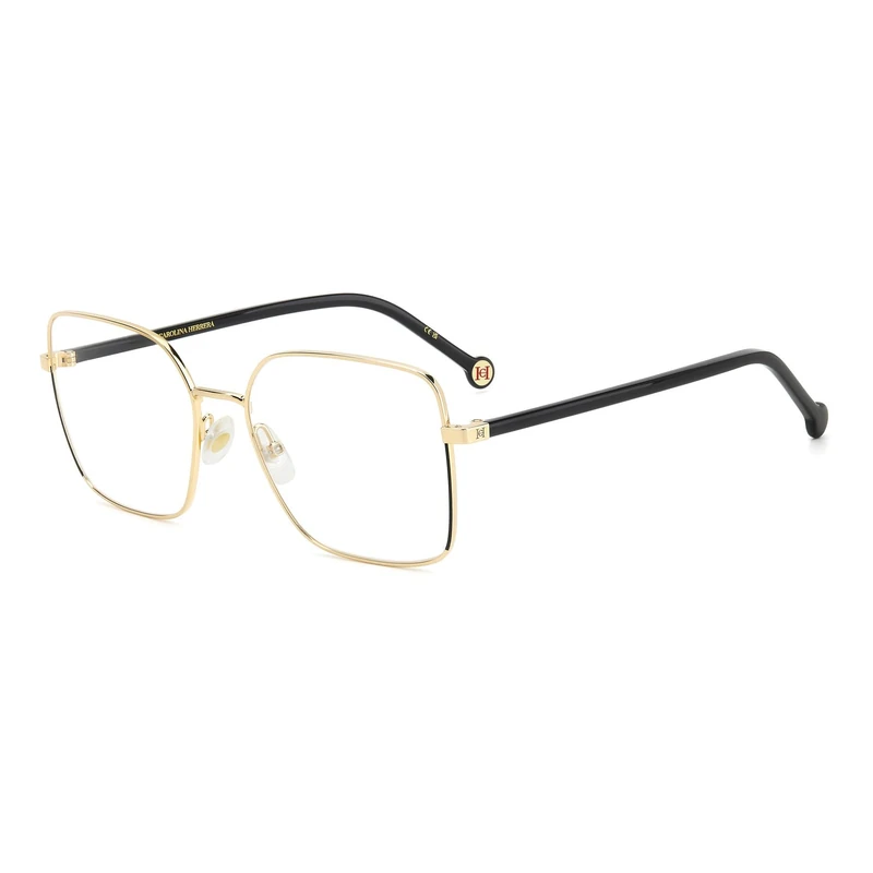 CAROLINA HERRERA Her 0248 Glasses, Gold Black, 55 for Women, Gold Black_, UK 44