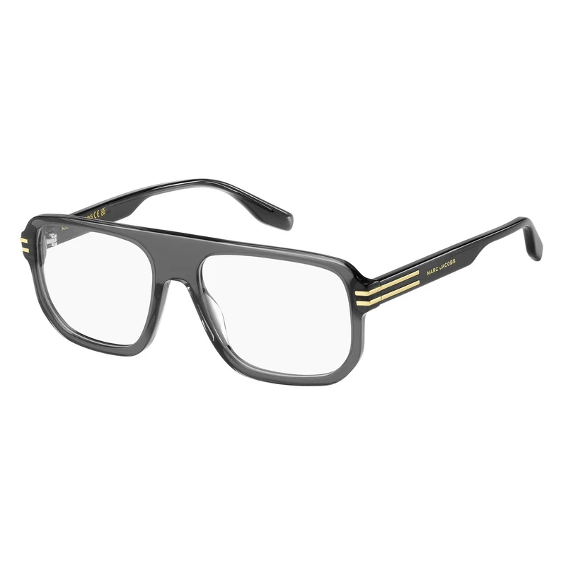 Marc Jacobs Marc 682 Glasses, Grey Gold, 56 for Men, Grey Gold, 56