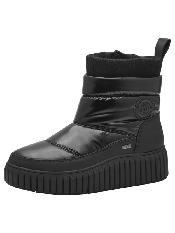 s.Oliver Women's 5-26414-43 Snow Boots, Black, 39 EU, black, 7 UK