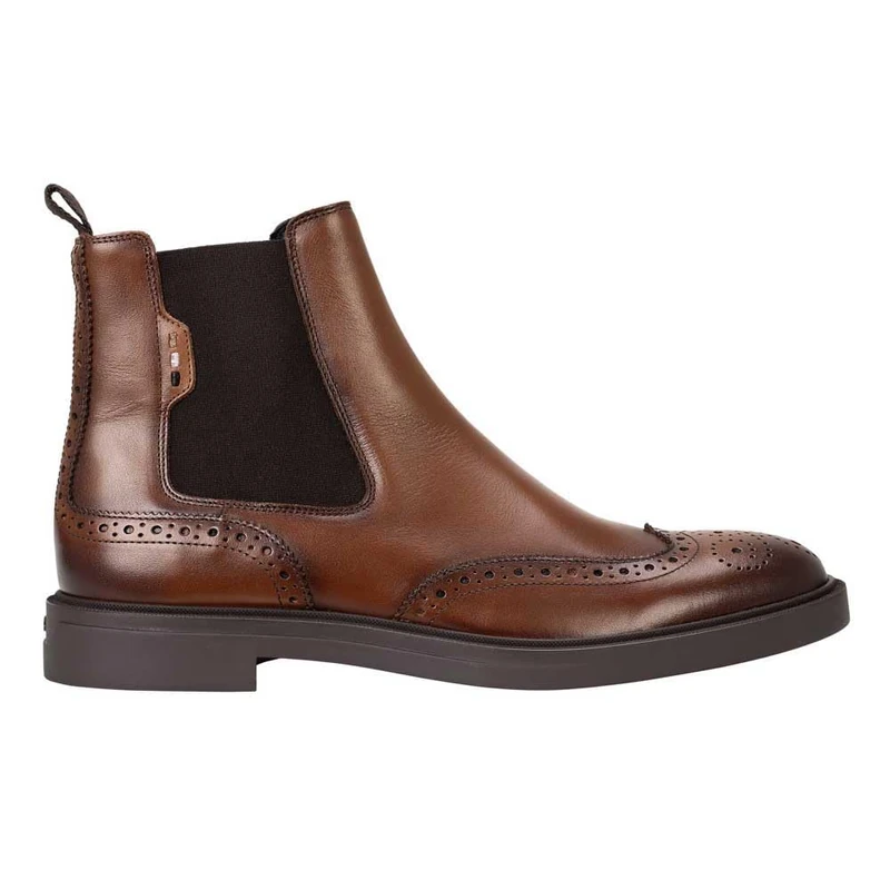 BOSS Calev_Cheb_brlt, Chelsea_Boot, Medium Brown, - Image 1