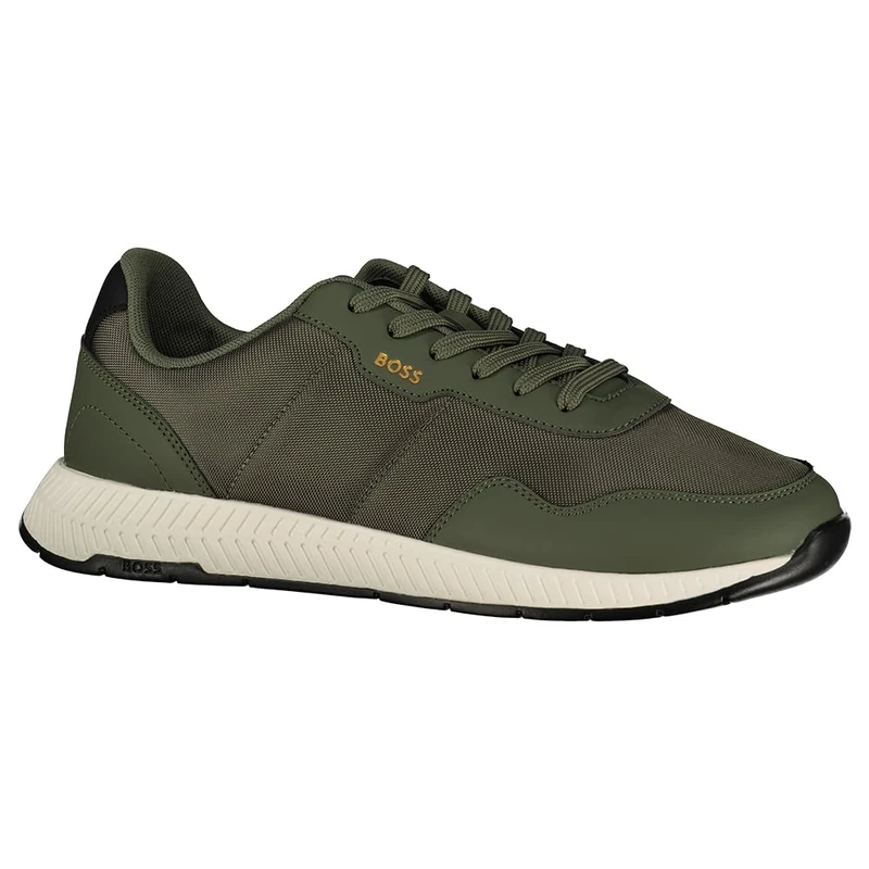 BOSS Men's Titanium_Runn_nypu Tennis, Dark Green, 10 UK