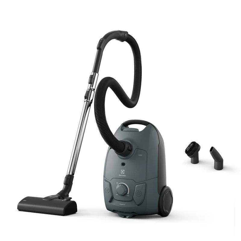 Electrolux Clean 500 Vacuum Cleaner EB51C1OG, Smooth Combination Nozzle, Durable Design, Easy Operation, Large Wheels, Manual Power Control, Compact Size, Incl. Dust Brush, Ocean Green Speckled