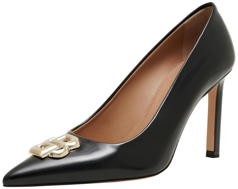 BOSS Women's Janet_Pump90_BOBB Pump, Black, 3 UK