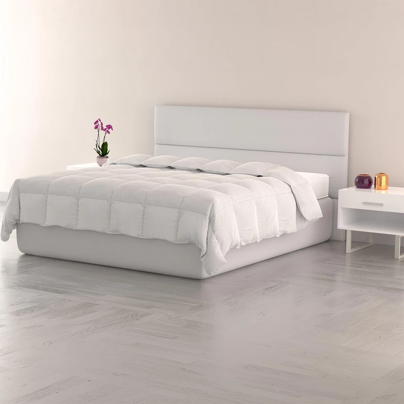 Italian Bed Linen White Winter Duvet 100% Cotton, Winter, Double Bed 240 x 200 cm - Image 1