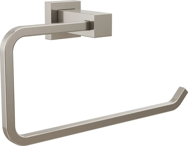 Delta Faucet Velum Towel Ring, Brushed Nickel Bathroom Wall Mounted Ring, Hand Towel Ring, Towel Holder, Stainless IAO20846-SS