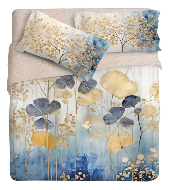 Fine Art Photo Duvet Cover Set for Single Bed 1/2 with Paint Design