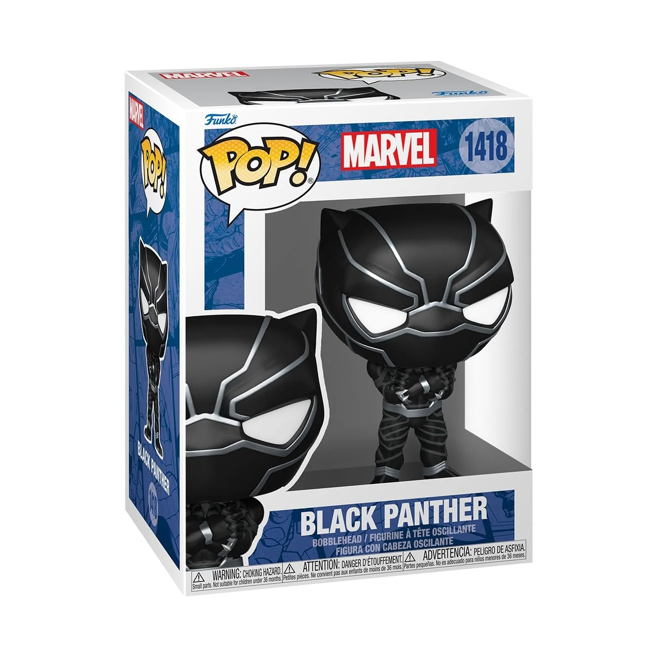Funko Pop! Marvel: New Classic - Black Panther - Collectable Vinyl Figure - Gift Idea - Official Merchandise - Toys for Kids & Adults - Comic Books Fans - Model Figure for Collectors