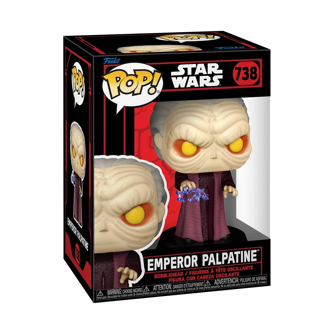 Funko Pop! Star Wars: Star Wars Darkside - Emperor Palpatine - Collectable Vinyl Figure - Gift Idea - Official Merchandise - Toys for Kids & Adults - Movies Fans - Model Figure for Collectors