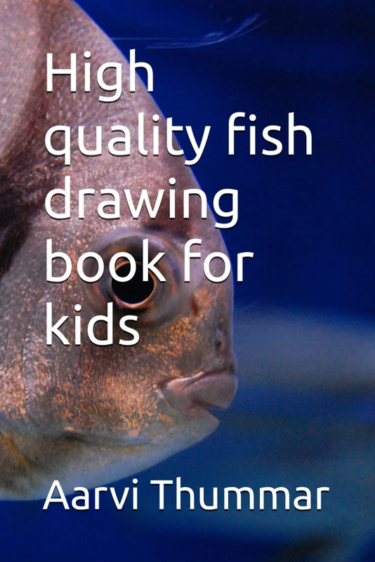 High quality fish drawing book for kids