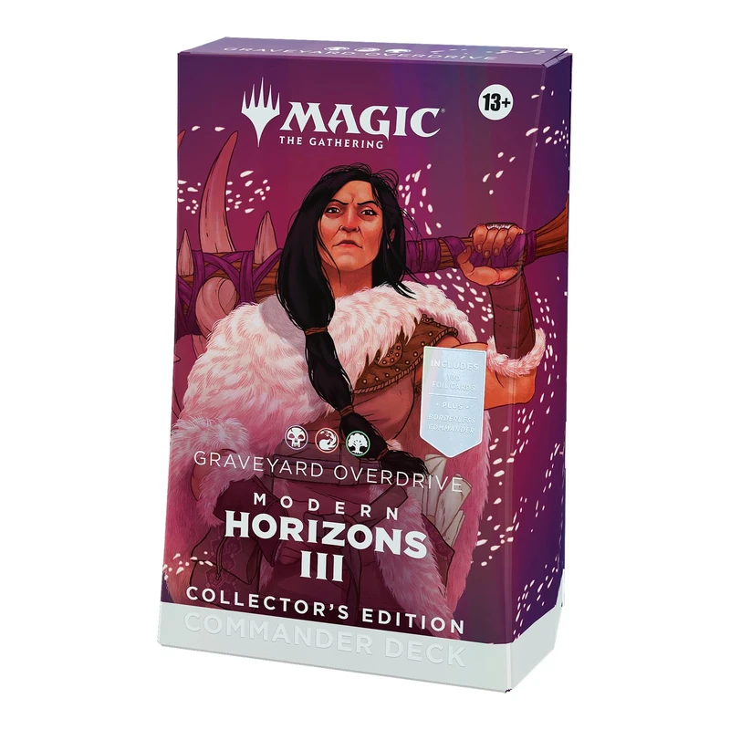 Magic: The Gathering Modern Horizons 3 Commander Deck: Collector’s Edition - Graveyard Overdrive (100-Card Ripple Foil Deck, 2-Card Collector Booster Sample Pack + Accessories) (English Version)