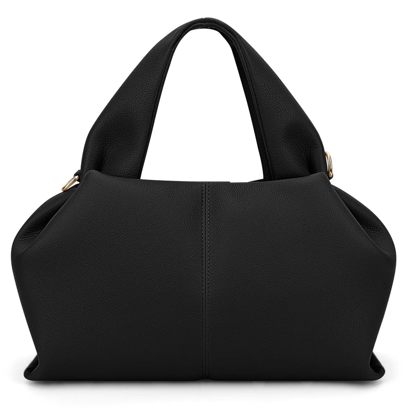Juoxeepy Crossbody Bag Purse Satchel Handbag for Women Shoulder Bag Chic Dumpling Cloud Bag Clutch Purse, Black